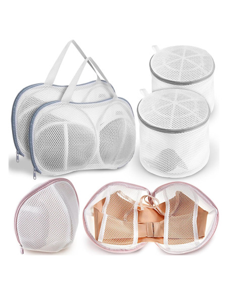 Bolsas de Lavado para Sujetadores SATINIOR 6 Piezas Malla