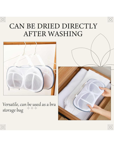 Bolsas de Lavado para Sujetadores SATINIOR 6 Piezas Malla