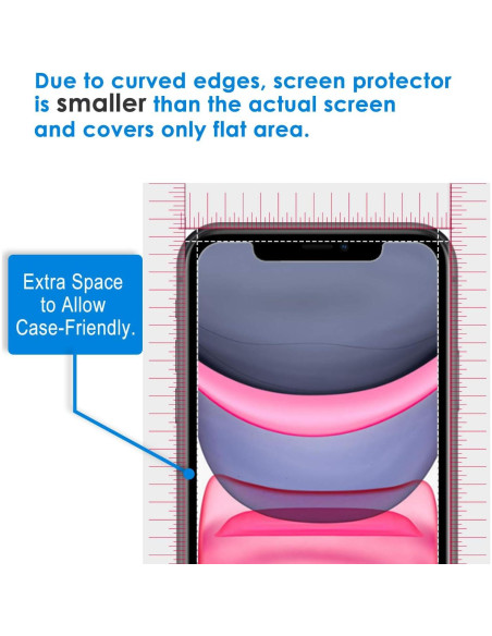 Protector de Pantalla Privado JETech para iPhone 11/XR 6.1"