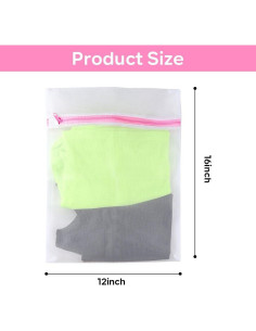 FGY 3 Bolsas de Malla para Lavandería - Mediana 30.48x40.64 cm 2