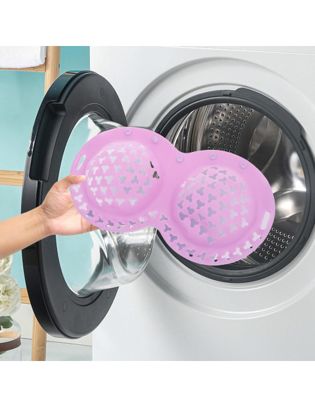 Bolsa de Lavado de Sujetadores de Silicona Mimoyalaso 36x21.5cm