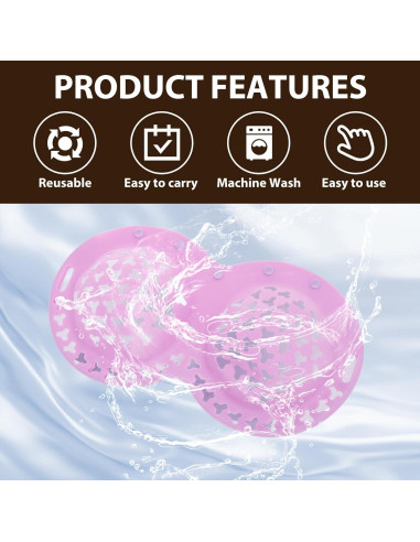 Bolsa de Lavado de Sujetadores de Silicona Mimoyalaso 36x21.5cm