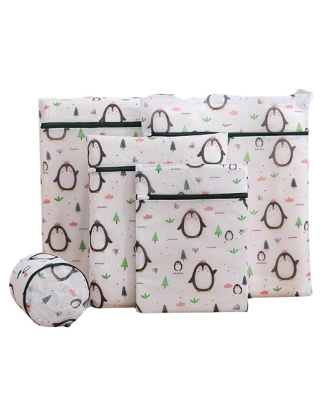 5 Bolsas de Malla para Lavandería Delicada Genérica