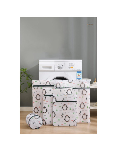 5 Bolsas de Malla para Lavandería Delicada Genérica