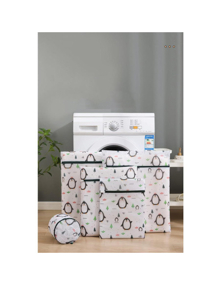 5 Bolsas de Malla para Lavandería Delicada Genérica