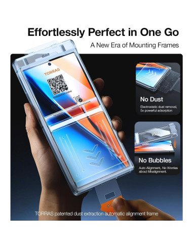 Protector de Pantalla TORRAS para Samsung Galaxy S24 Ultra 2-Pack