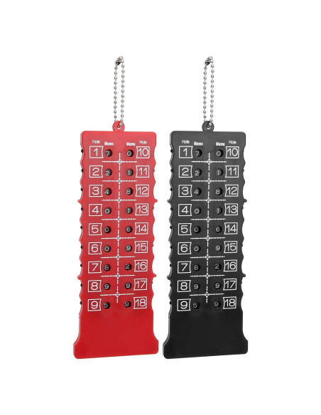 Contador de Puntuación de Golf 18 Hoyos VBESTLIFE con Llave