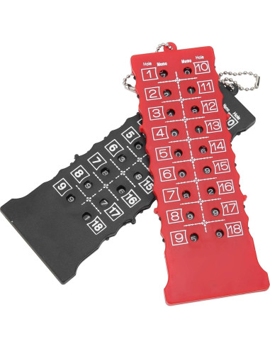 Contador de Puntuación de Golf 18 Hoyos VBESTLIFE con Llave