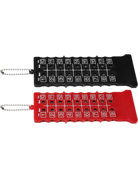 Contador de Puntuación de Golf 18 Hoyos VBESTLIFE con Llave