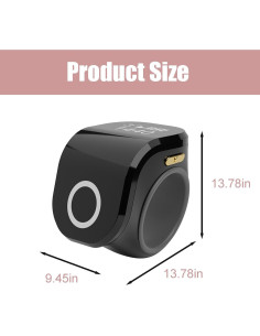 Contador de Adoración QIANGUANG OLED, Digital, Vibración, Negro 2