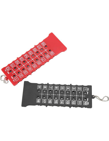 Contador de Puntuación de Golf 18 Hoyos VBESTLIFE con Llave