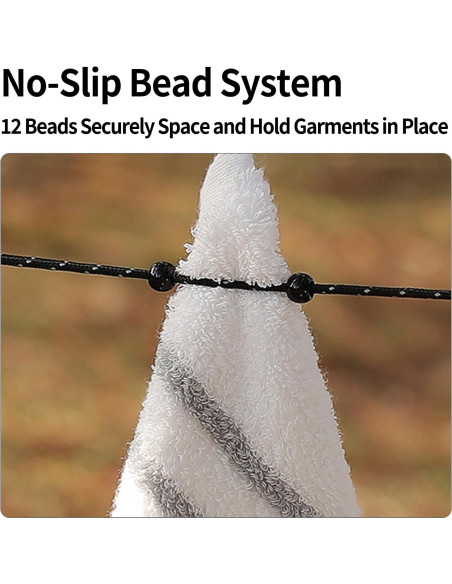 Cuerda de Ropa de Viaje KMYZQDV 2.99m Compacta y Ligera