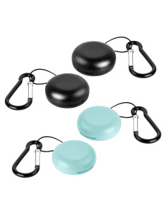 Set de 4 Estuches para Tapones de Oído Genérico Azul y Negro