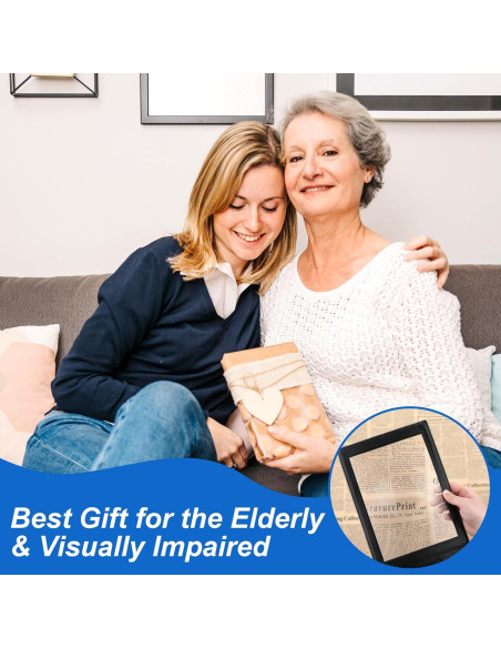 Lupa de Página Completa 5X HJZHII, 30.5x19.5cm, Ligera