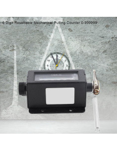 Contador Mecánico Moofey D94-S 0-999999 para Registros 2