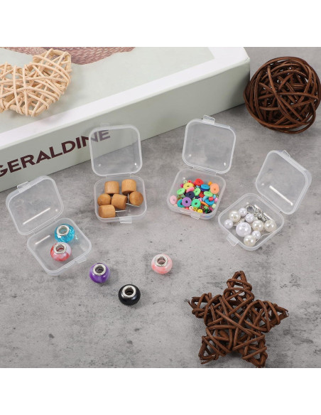 15 Estuches Transparentes WJIAA para Almacenamiento de Joyas