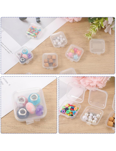 15 Estuches Transparentes WJIAA para Almacenamiento de Joyas