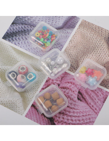 15 Estuches Transparentes WJIAA para Almacenamiento de Joyas