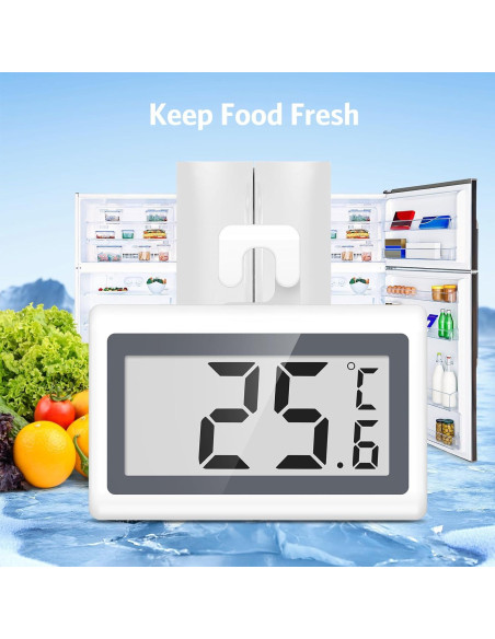 Termómetro Digital Olipiter para Nevera y Congelador - Pantalla LCD