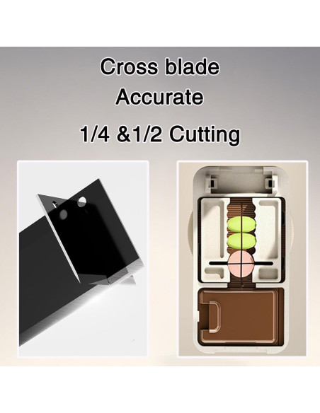 Cortador de Pastillas KELLYPOLLY Portátil Blanco Marrón