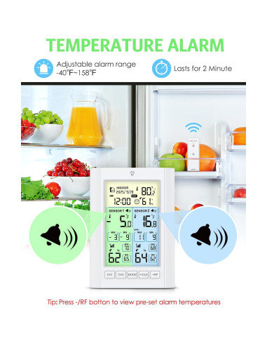 Termómetro Digital Inalámbrico Temracha para Congelador 340g