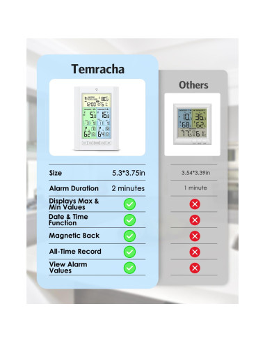 Termómetro Digital Inalámbrico Temracha para Congelador 340g