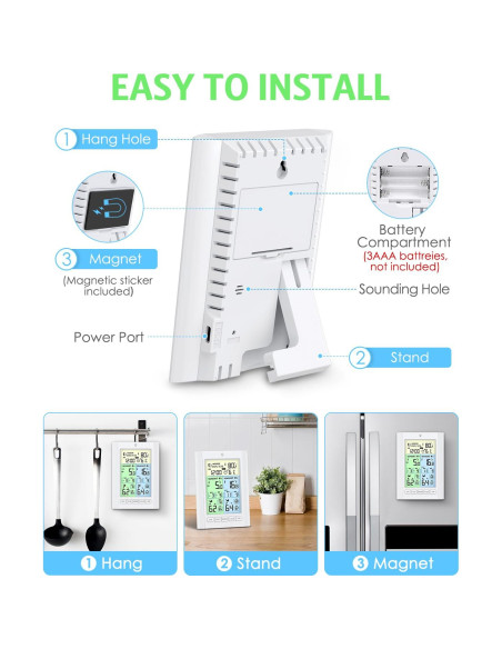 Termómetro Digital Inalámbrico Temracha para Congelador 340g