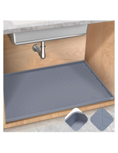 Tapete Impermeable de Silicona TRZZ 86.36x55.88 cm Gris