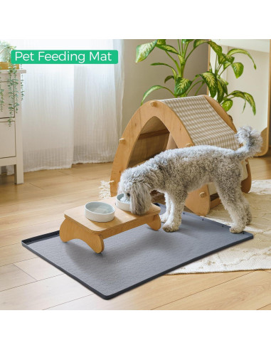 Tapete Impermeable de Silicona TRZZ 86.36x55.88 cm Gris