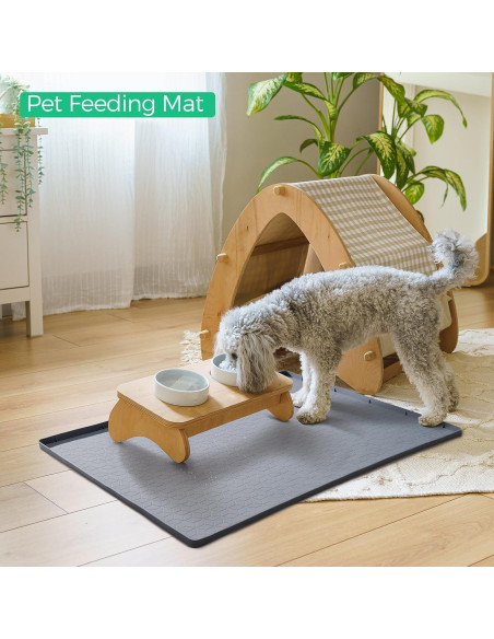 Tapete Impermeable de Silicona TRZZ 86.36x55.88 cm Gris