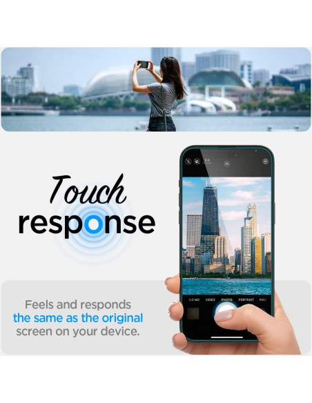 Protector de Pantalla Vidrio Templado Spigen iPhone 14 Pro - 2 Paquete Protector de Pantalla Vidrio Templado Spigen iPhone 14 Pro - 2 Paquete