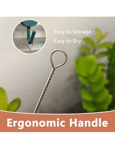 Juego de 2 Cepillos Limpiadores de Popotes CIDYAUST 25.9 cm