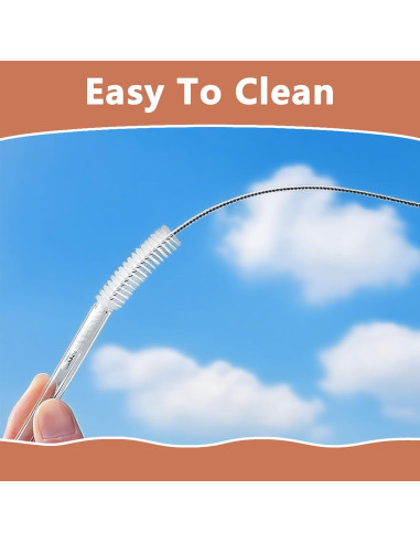 Juego de 2 Cepillos Limpiadores de Popotes CIDYAUST 25.9 cm