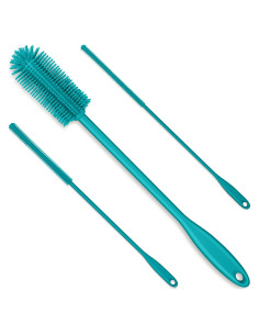 Juego de cepillos de limpieza de botellas Purtribe 3 en 1