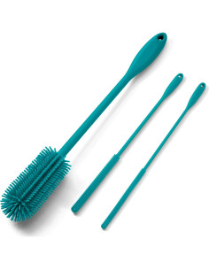Juego de cepillos de limpieza de botellas Purtribe 3 en 1 2