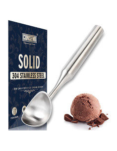 Cucharón de Helado CUNSENR Acero Inoxidable Ergonómico 21.1cm