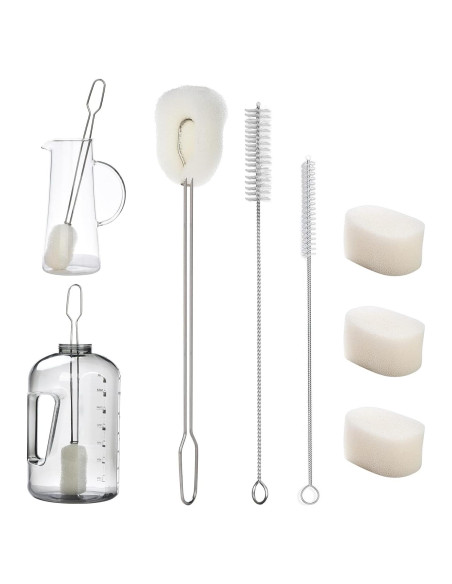 Set de 6 Cepillos de Limpieza ALINK para Botellas 14.5"