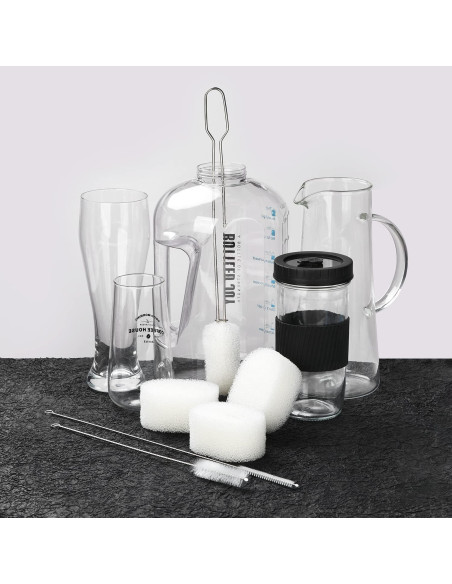 Set de 6 Cepillos de Limpieza ALINK para Botellas 14.5"