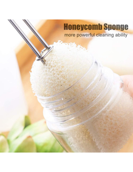 Set de 6 Cepillos de Limpieza ALINK para Botellas 14.5"