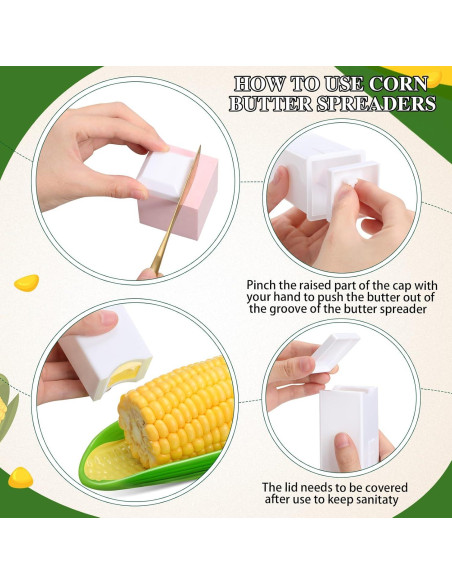 Set de 19 Piezas para Servir Maíz Teenyyou - Bandejas, Soportes y Espátula