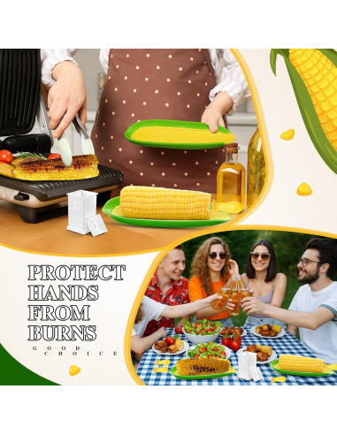 Set de 19 Piezas para Servir Maíz Teenyyou - Bandejas, Soportes y Espátula