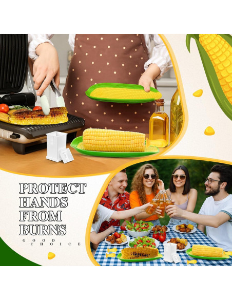 Set de 19 Piezas para Servir Maíz Teenyyou - Bandejas, Soportes y Espátula