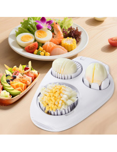 Cortador de Huevos 3 en 1 Nxyznmql - Acero Inoxidable 2