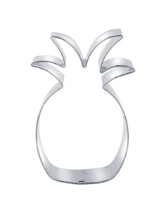 Cortador de Galletas Piña Acero Inoxidable WJSYSHOP 9x5.5 cm