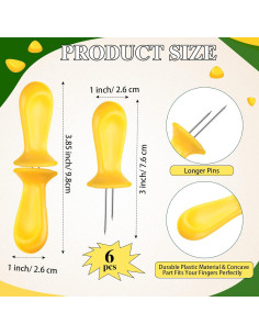 Juego de 9 Piezas de Platos y Sujetadores para Mazorcas Teenyyou 2