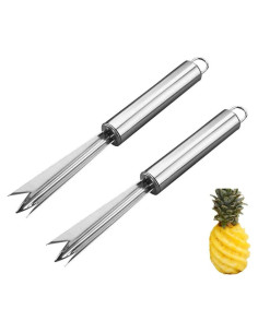 Juego de 2 Peladores de Ojos de Piña Sndperiexam Acero Inoxidable