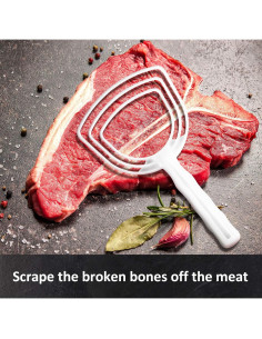 Mudder 8 Piezas Raspadores de Hueso y Escamas de Pescado 2