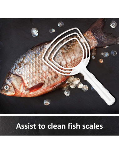 Mudder 8 Piezas Raspadores de Hueso y Escamas de Pescado