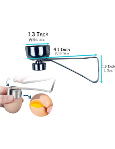 Cortador de Huevos Sagapo Acero Inoxidable 304 Manual 2