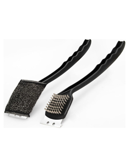 Juego de Cepillos para Parrilla MEADAY 2 PCS Acero Inoxidable